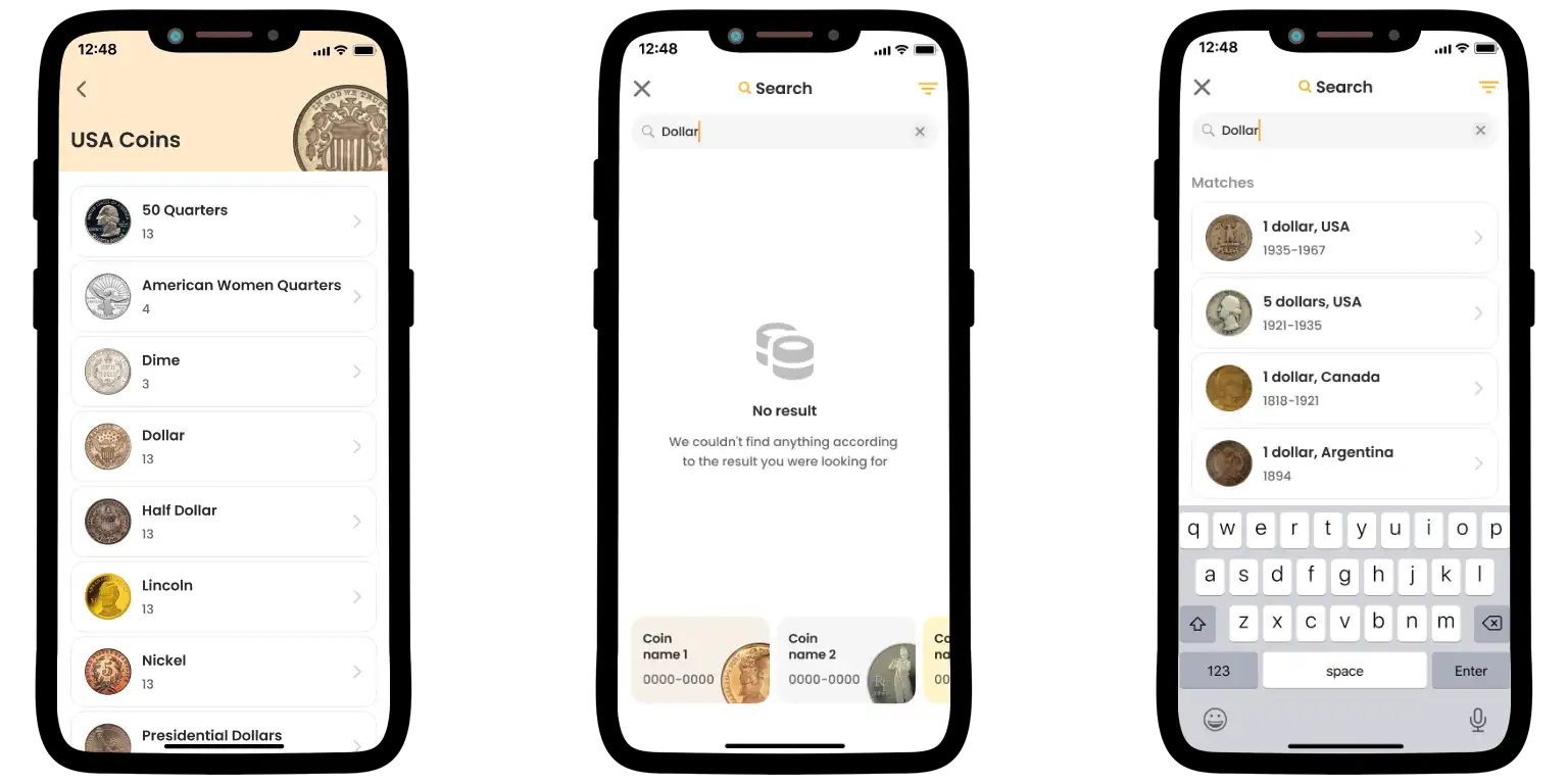 A close-up of the Coin ID Scanner interface.